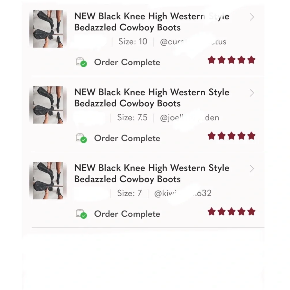 NEW Silver Knee High Western Style Bedazzled Cowboy Boots - Picture 14 of 15